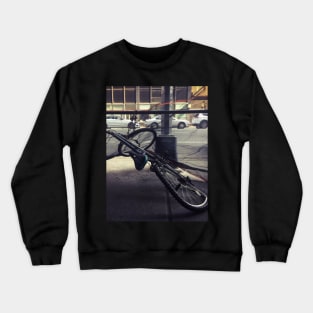 Bike, Manhattan, New York City Crewneck Sweatshirt